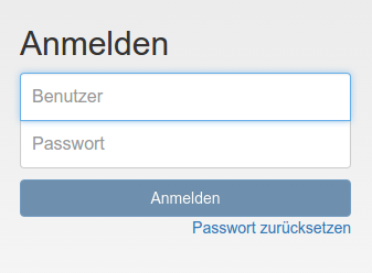 Passwort-Reset